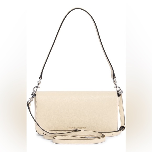 Marc Jacobs The Mini Leather Crossbody Bag - Marshmallow - Picture 2 of 7